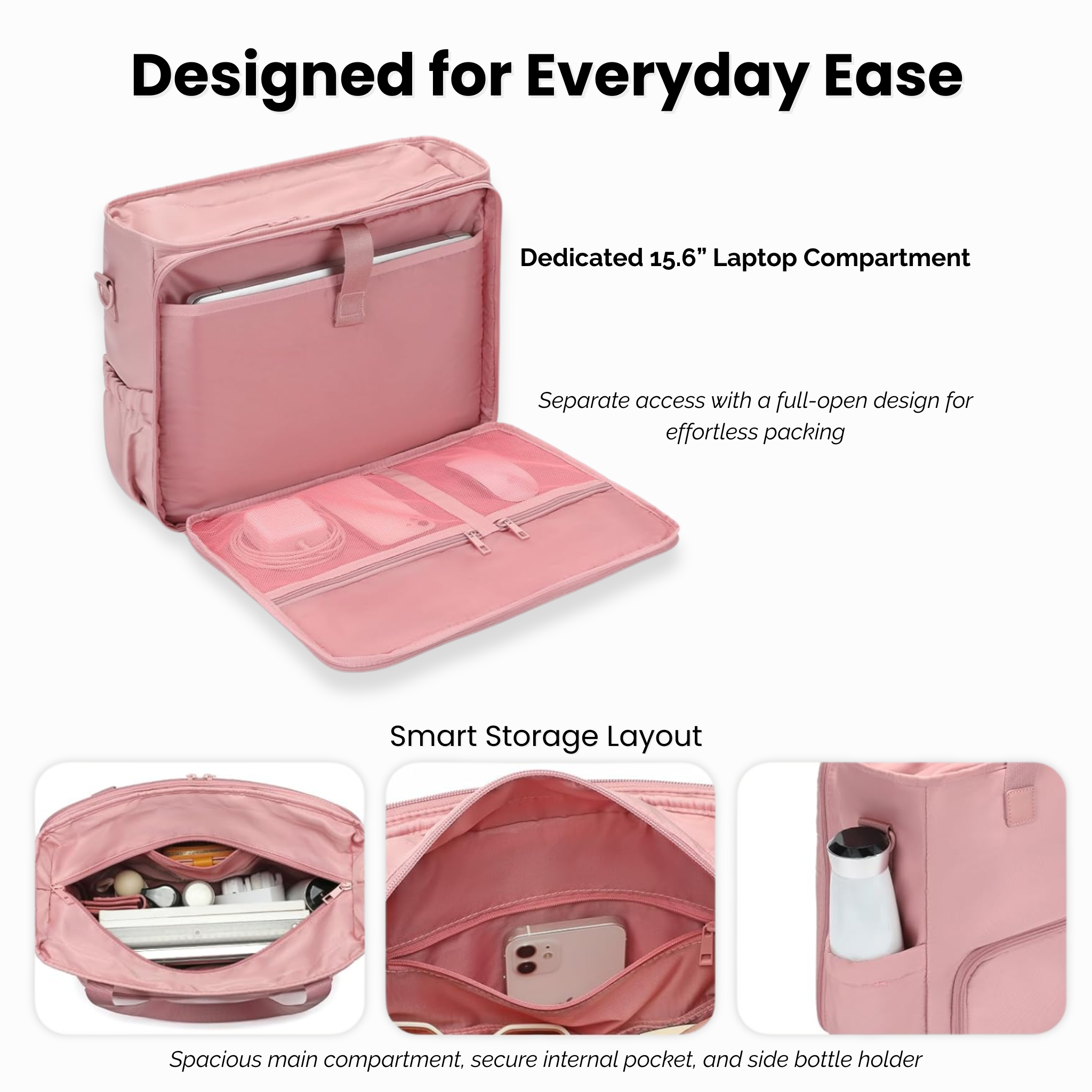 DualCore Insulated Essential Tote: Signature Luxe Pearl