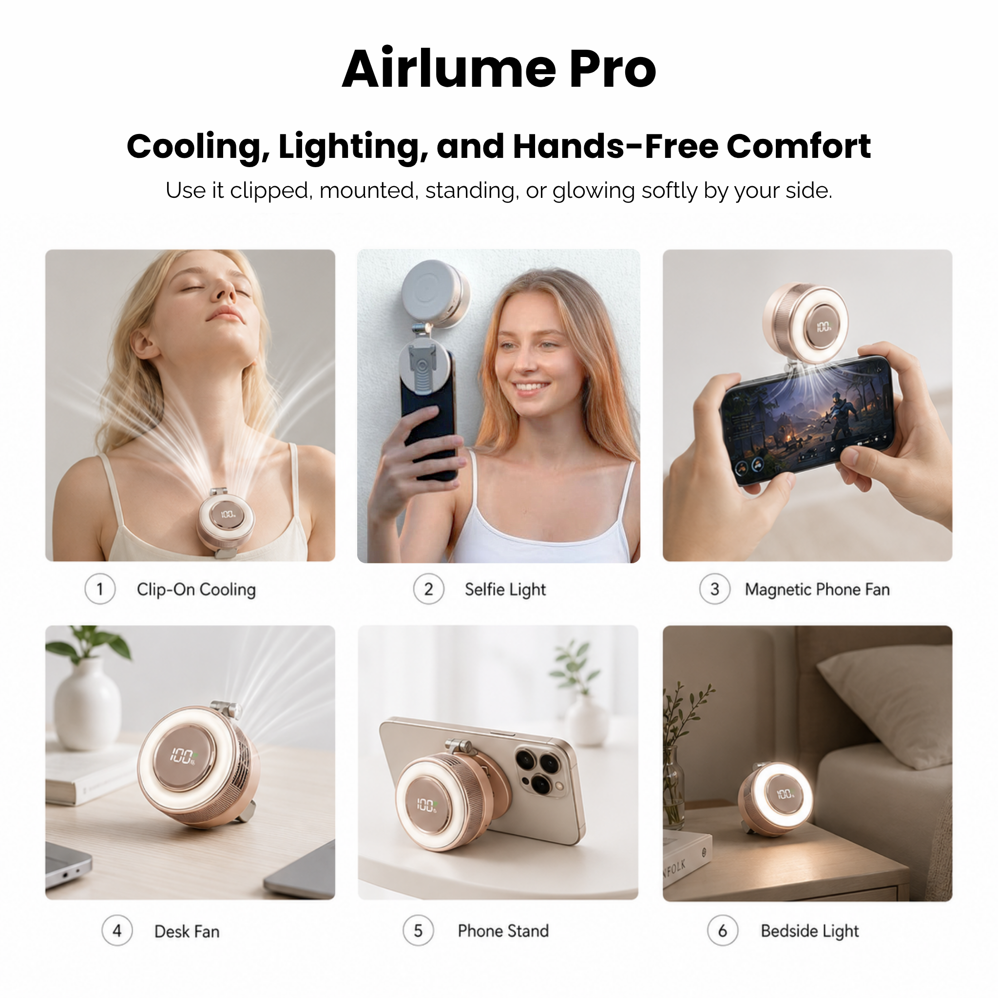 Upgraded Airlume 2.0 Bladeless Fan