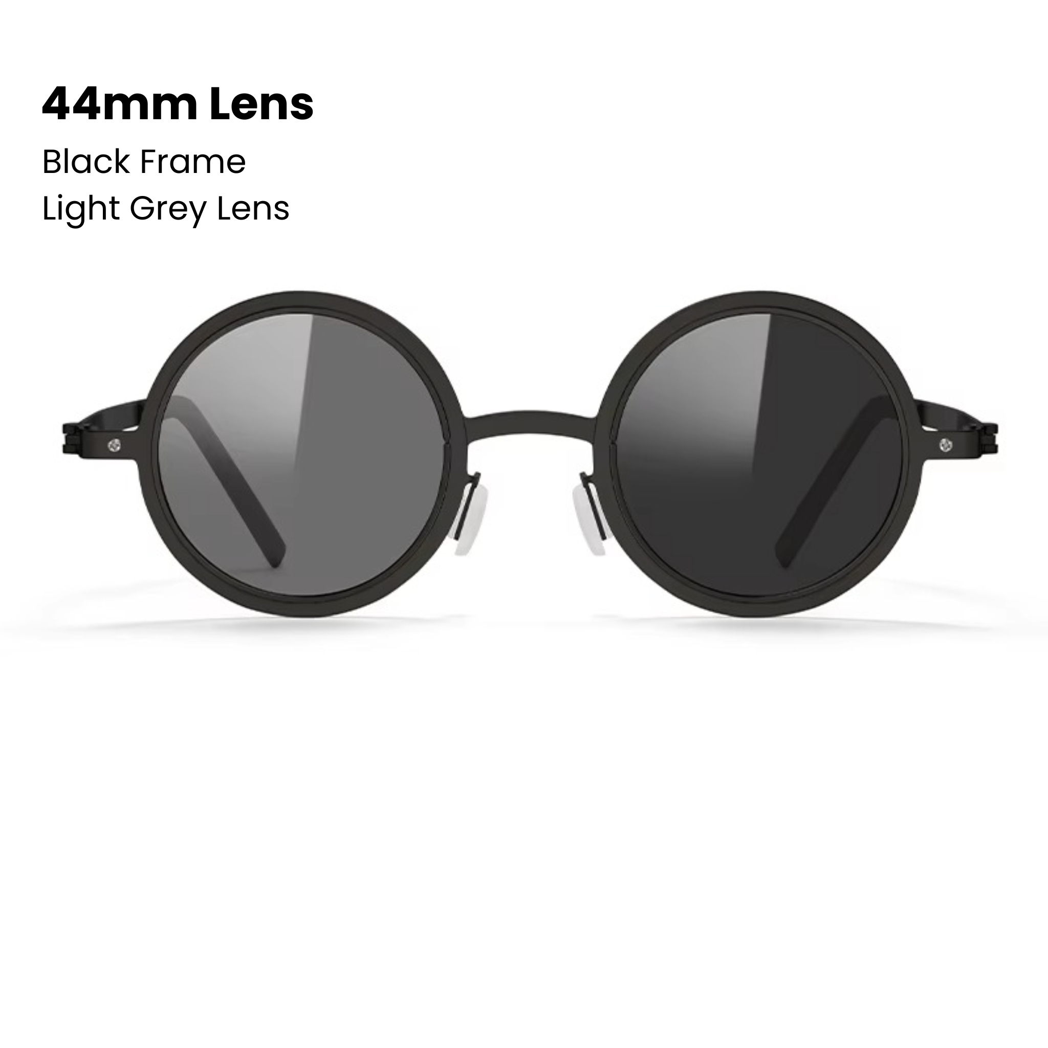 Black Frame / Light Grey Lens