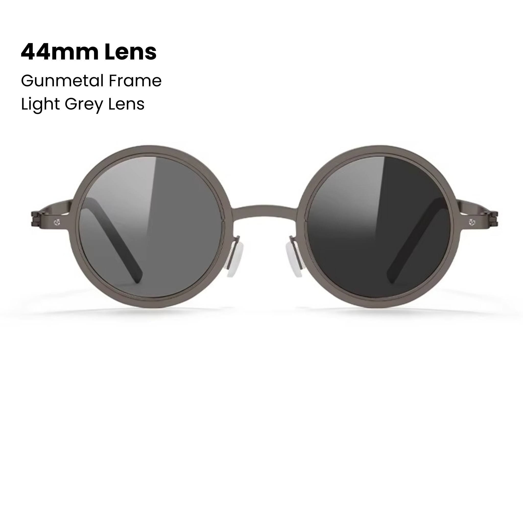 Gunmetal Frame / Light Grey Lens