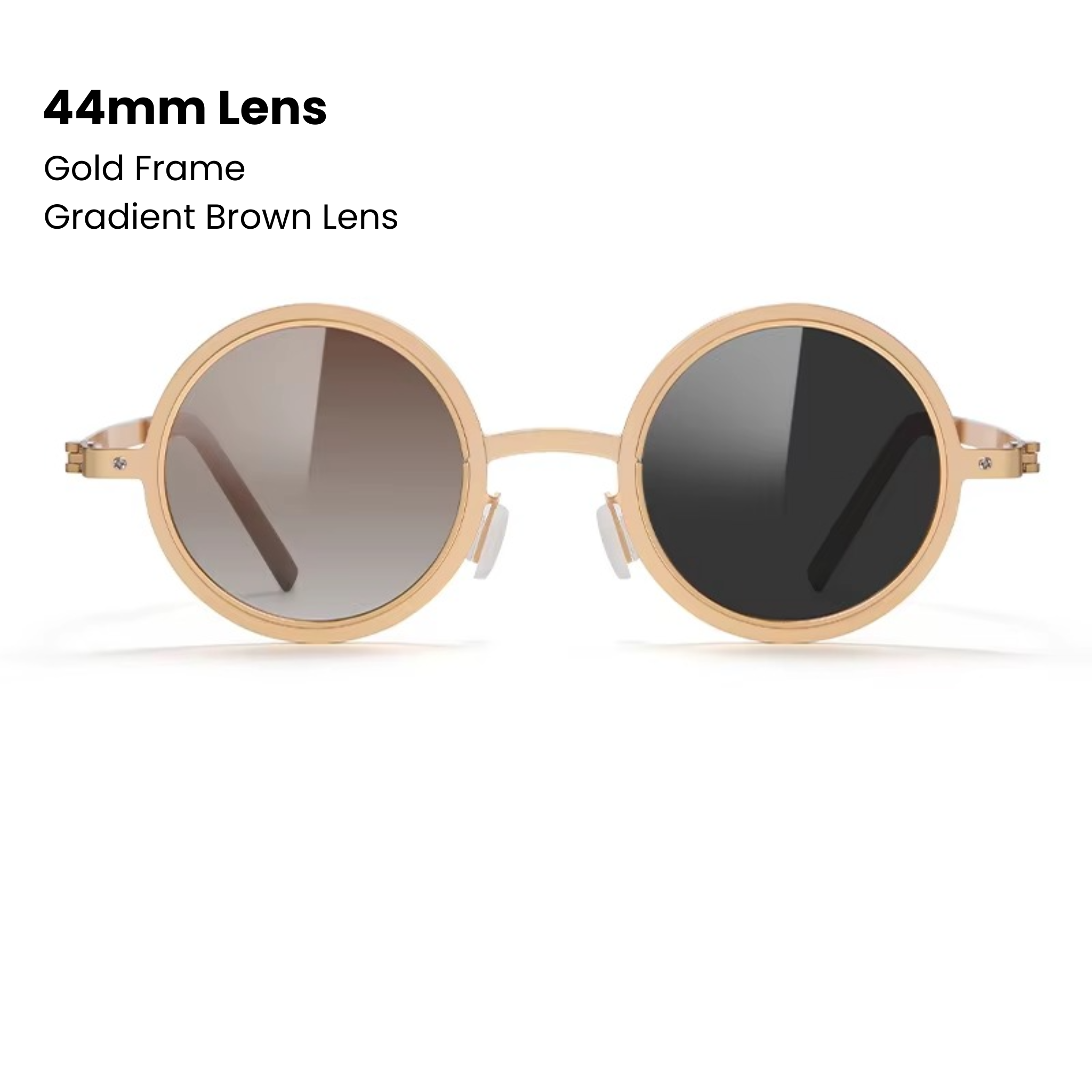 Gold Frame / Gradient Brown Lens