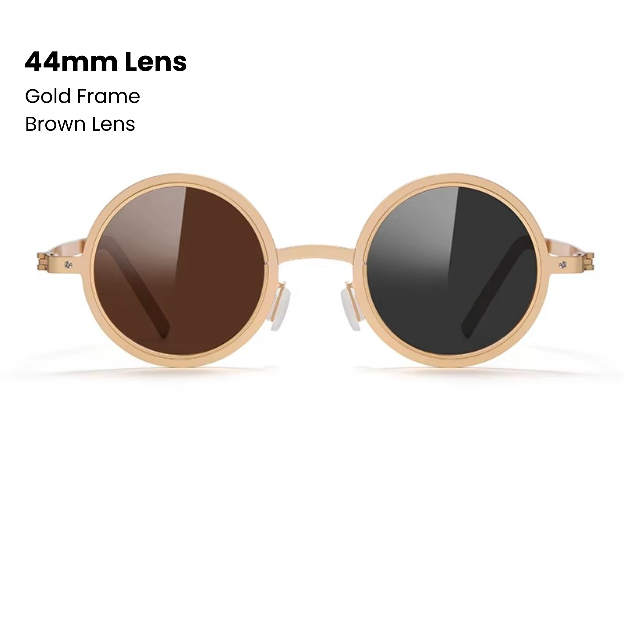Gold Frame / Brown Lens