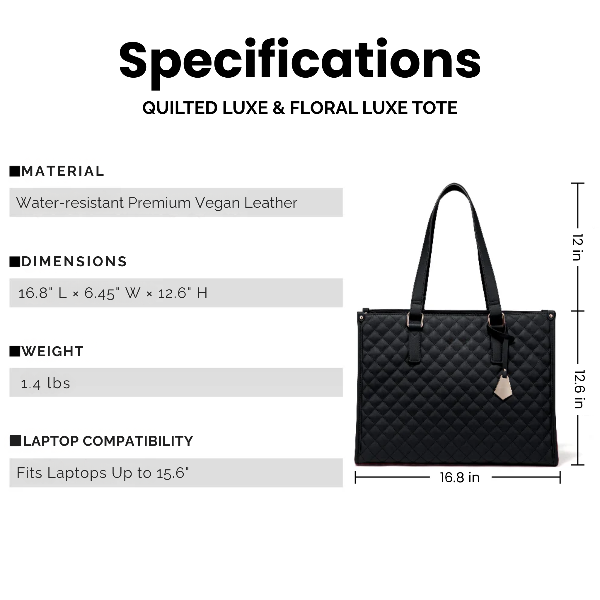 DualCore Insulated Essential Tote: Signature Luxe Pearl