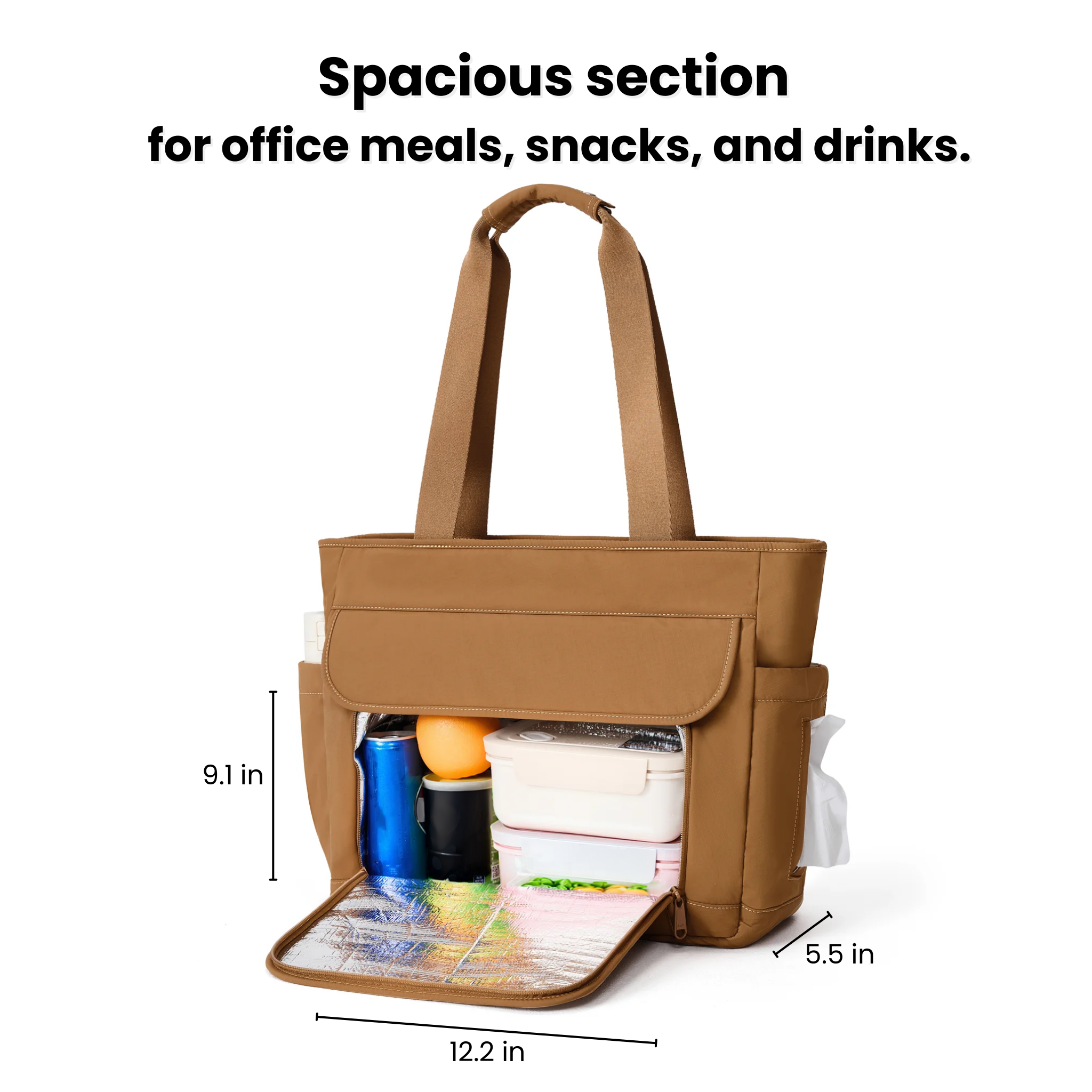 DualCore Insulated Essential Tote: Heritage Canvas