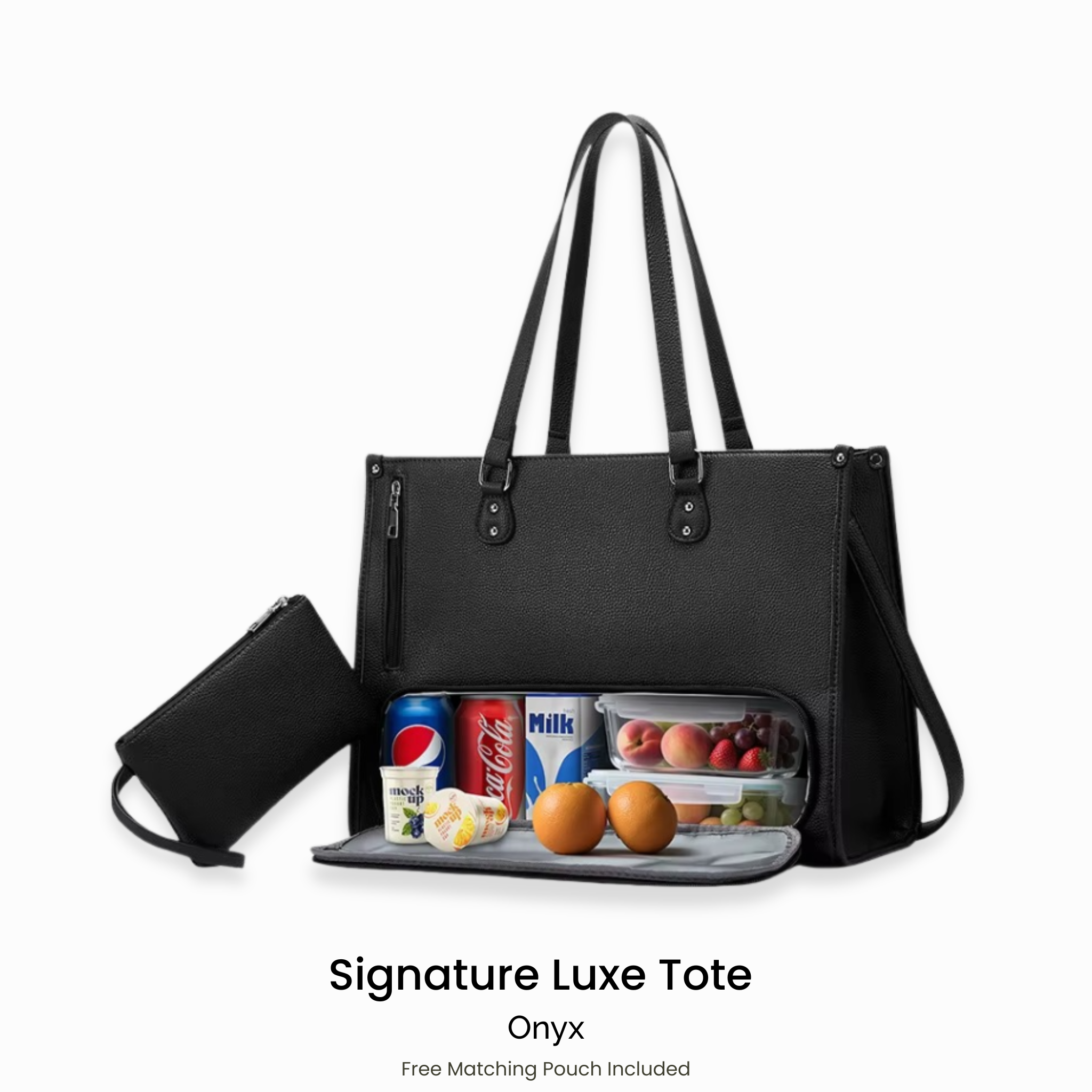 DualCore Insulated Essential Tote: CalmDay Carbon Black