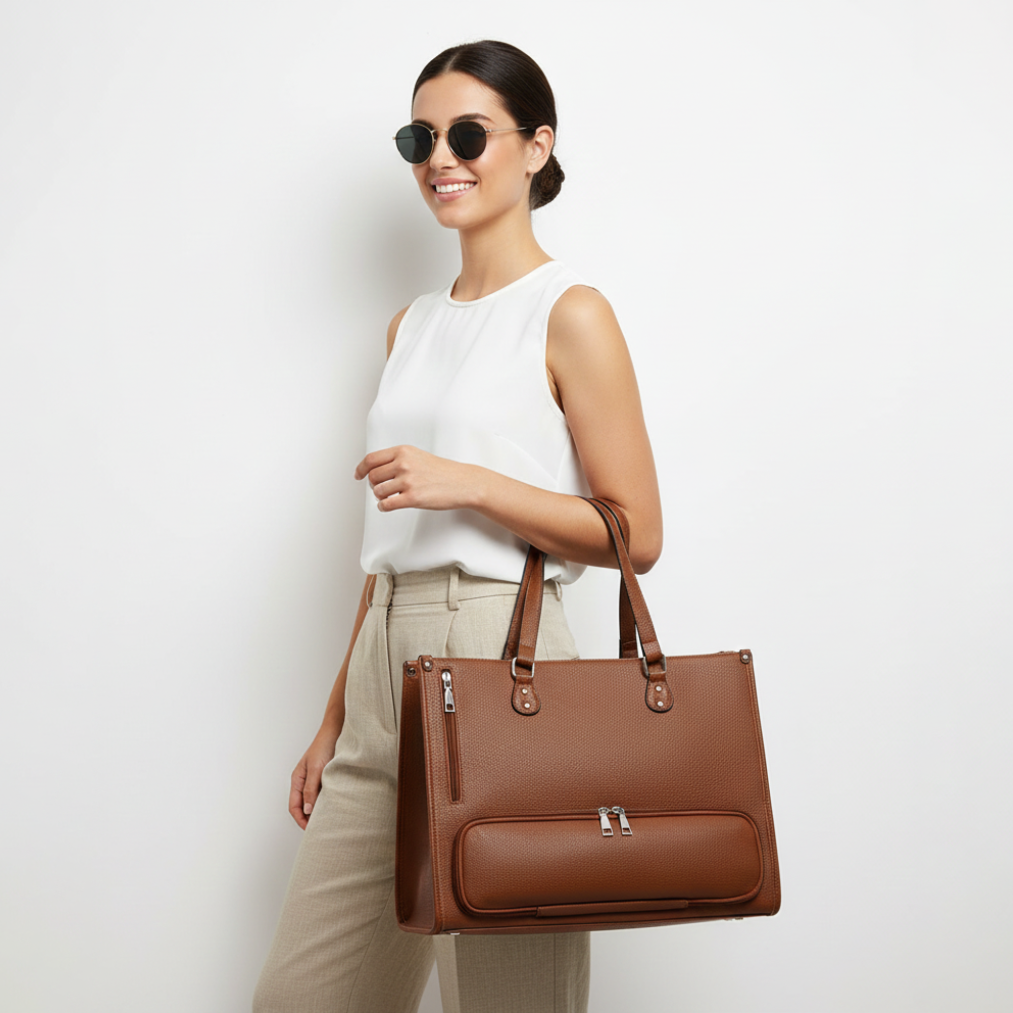 DualCore Insulated Essential Tote: Signature Luxe Onyx