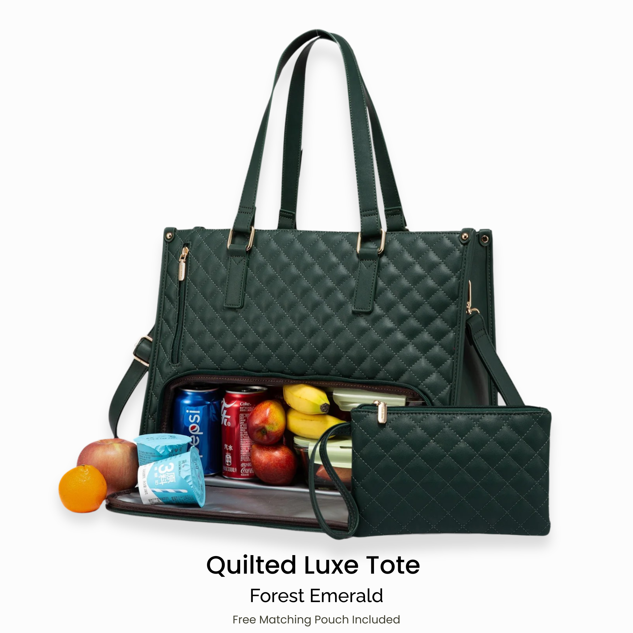 DualCore Insulated Essential Tote: CalmDay Carbon Black