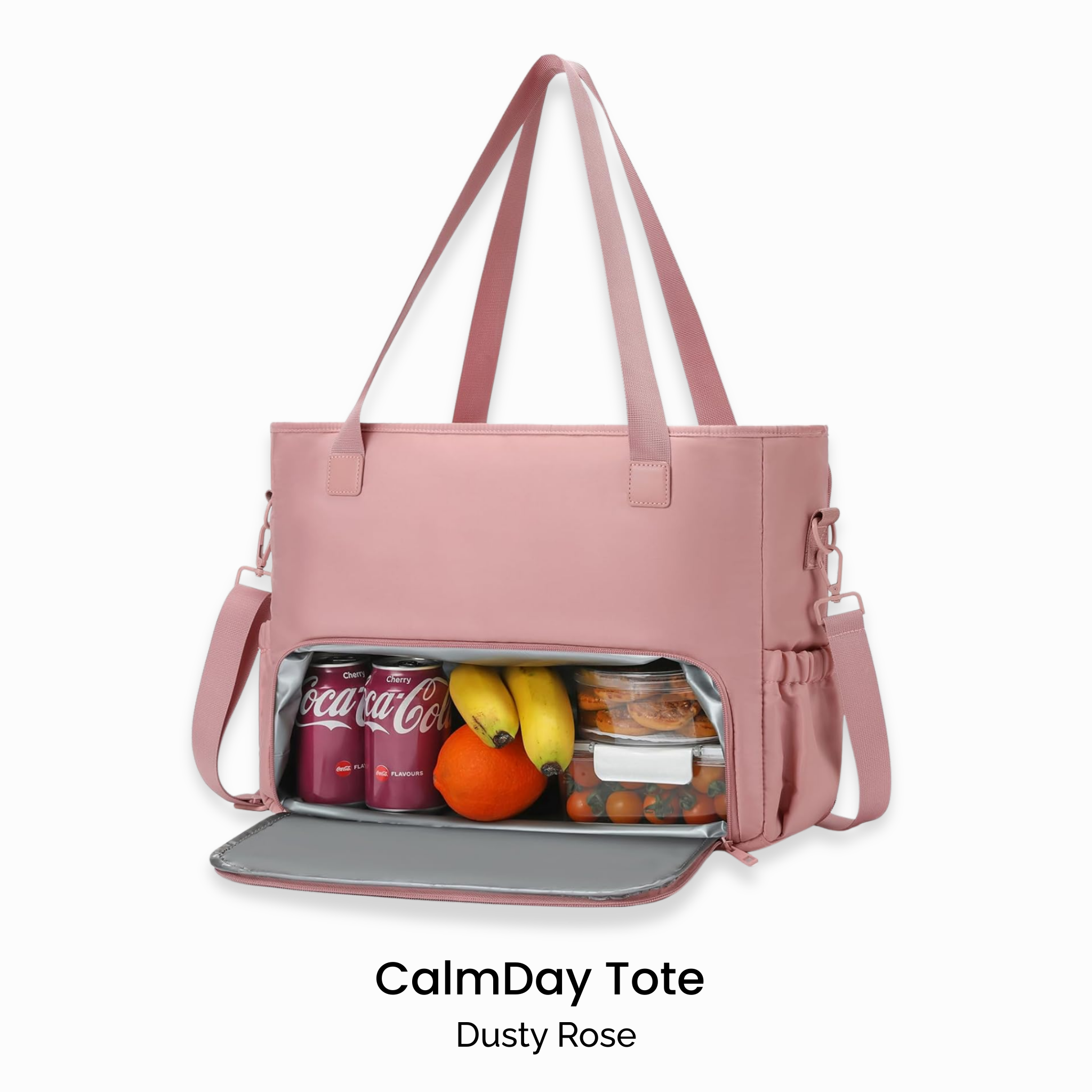 DualCore Insulated Essential Tote: CalmDay Dusty Rose