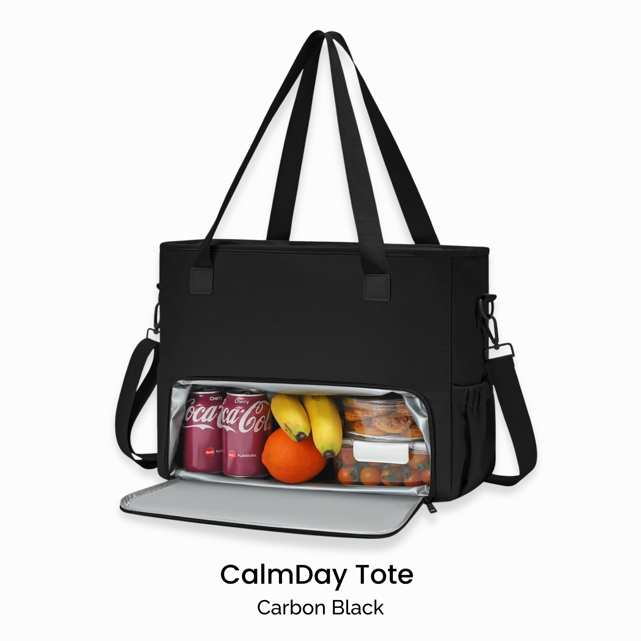 DualCore Insulated Essential Tote: CalmDay Carbon Black